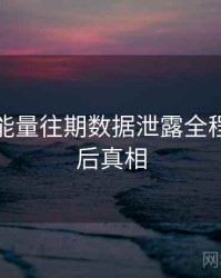 黑料正能量往期数据泄露全程记录幕后真相