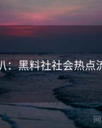 独家深扒：黑料社社会热点流量密码